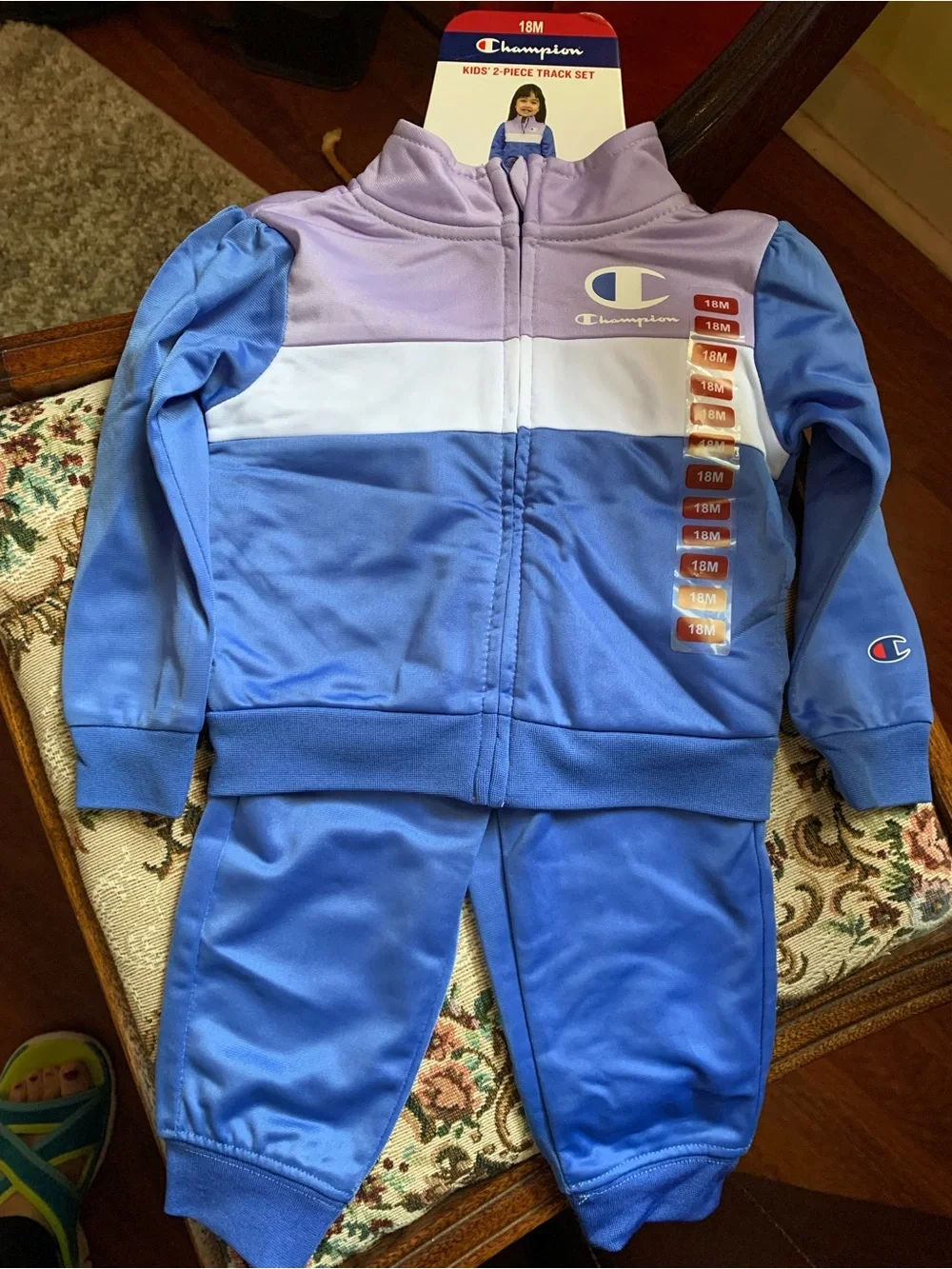 Champion girl’s size 18 months NWT’s 2 piece track set